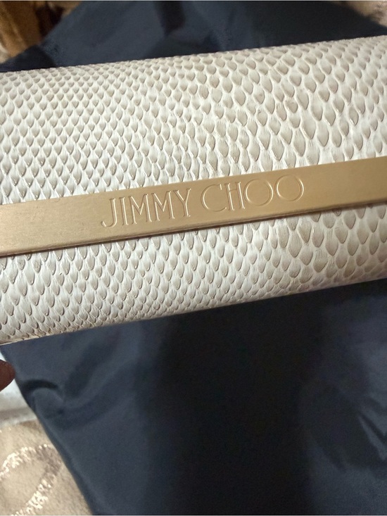 Jimmy Choo Accessories - Jimmy Choo Sunglasses Case with Gold Logo Bar